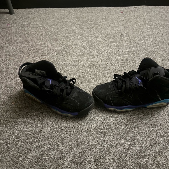 Jordan Kids Sneakers Black and Purple